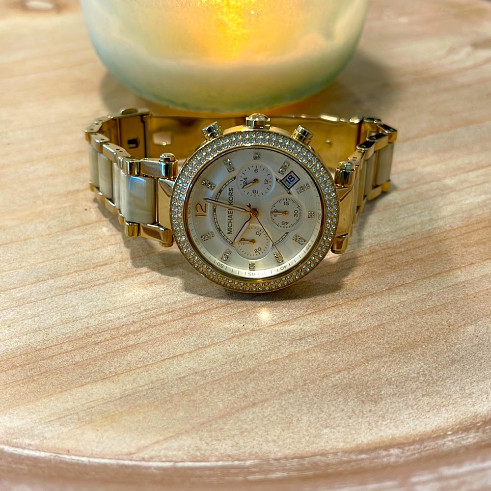 Michael Kors Gold Parker Watch